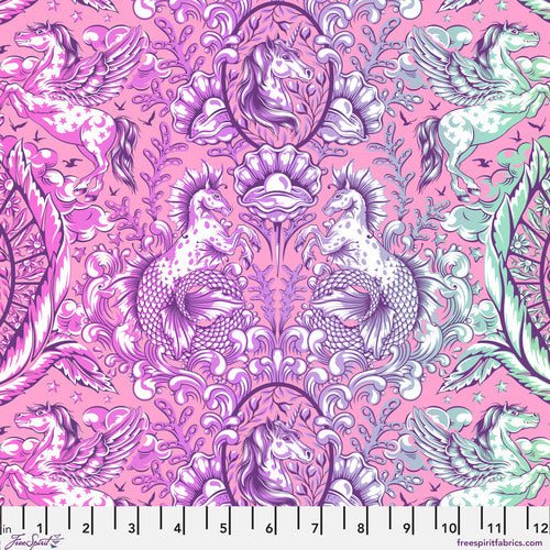 Legendary Quilt Fabric by Tula Pink | Pony Tales - Wild Orchid - Jammin Threads
