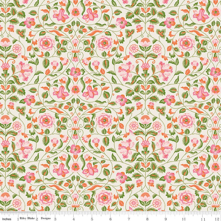 Liberty Quilt Fabric Craft Garden Tapestry Trail A. 01667457A - Jammin Threads