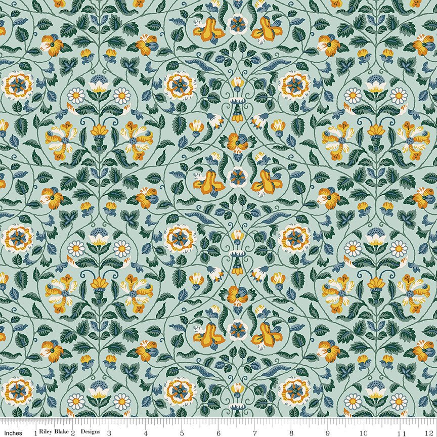 Liberty Quilt Fabric Craft Garden Tapestry Trail C. 01667457C - Jammin Threads