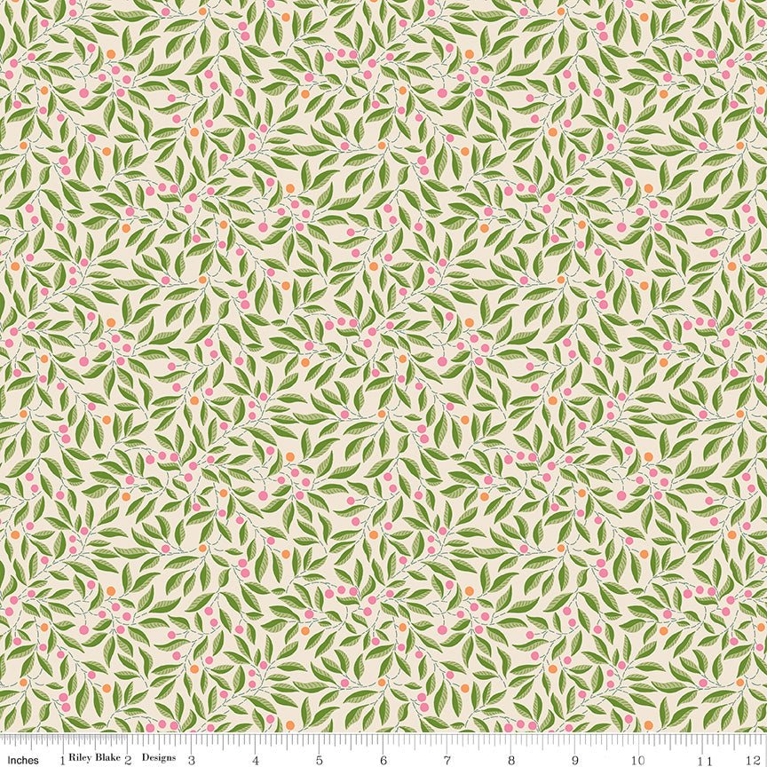Liberty Quilt Fabric Craft Garden Willow Stitch A 01667455A. Made in Italy - Jammin Threads