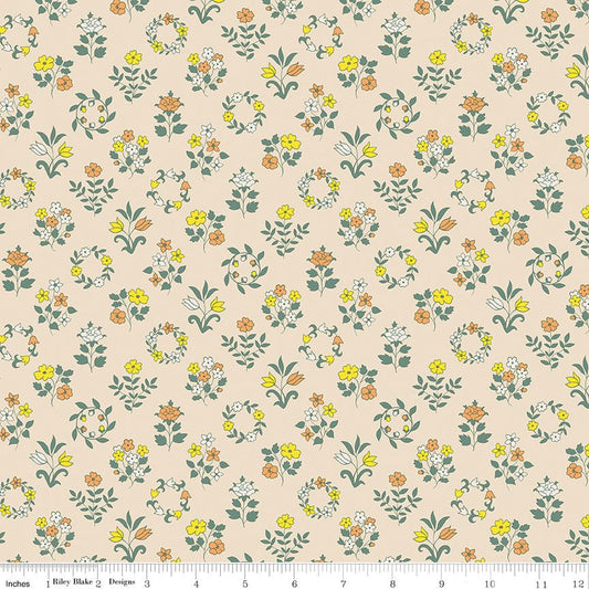 Liberty Quilt Fabric Craft Mary's Embroidery C. 01667454C - Jammin Threads