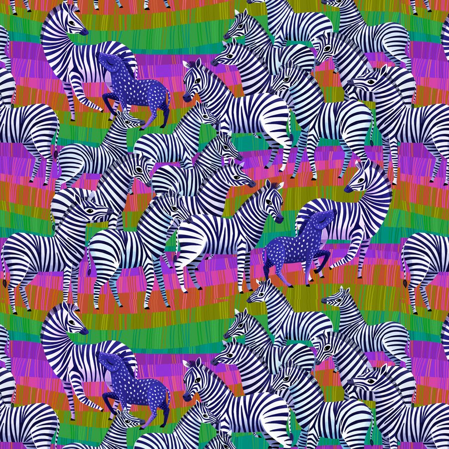 Love in the Wild Quilt Fabric - Love in the Grasslands Multi - PWKT038.XMULTI - Jammin Threads