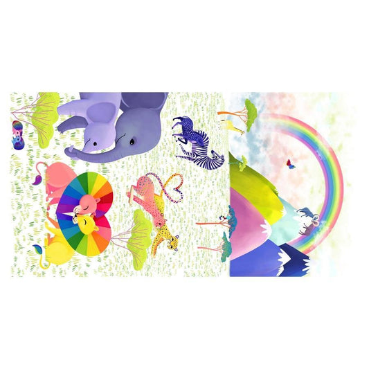 Love in the Wild Quilt Fabric - Quilt Panel - PWKT046.XPANEL - Jammin Threads