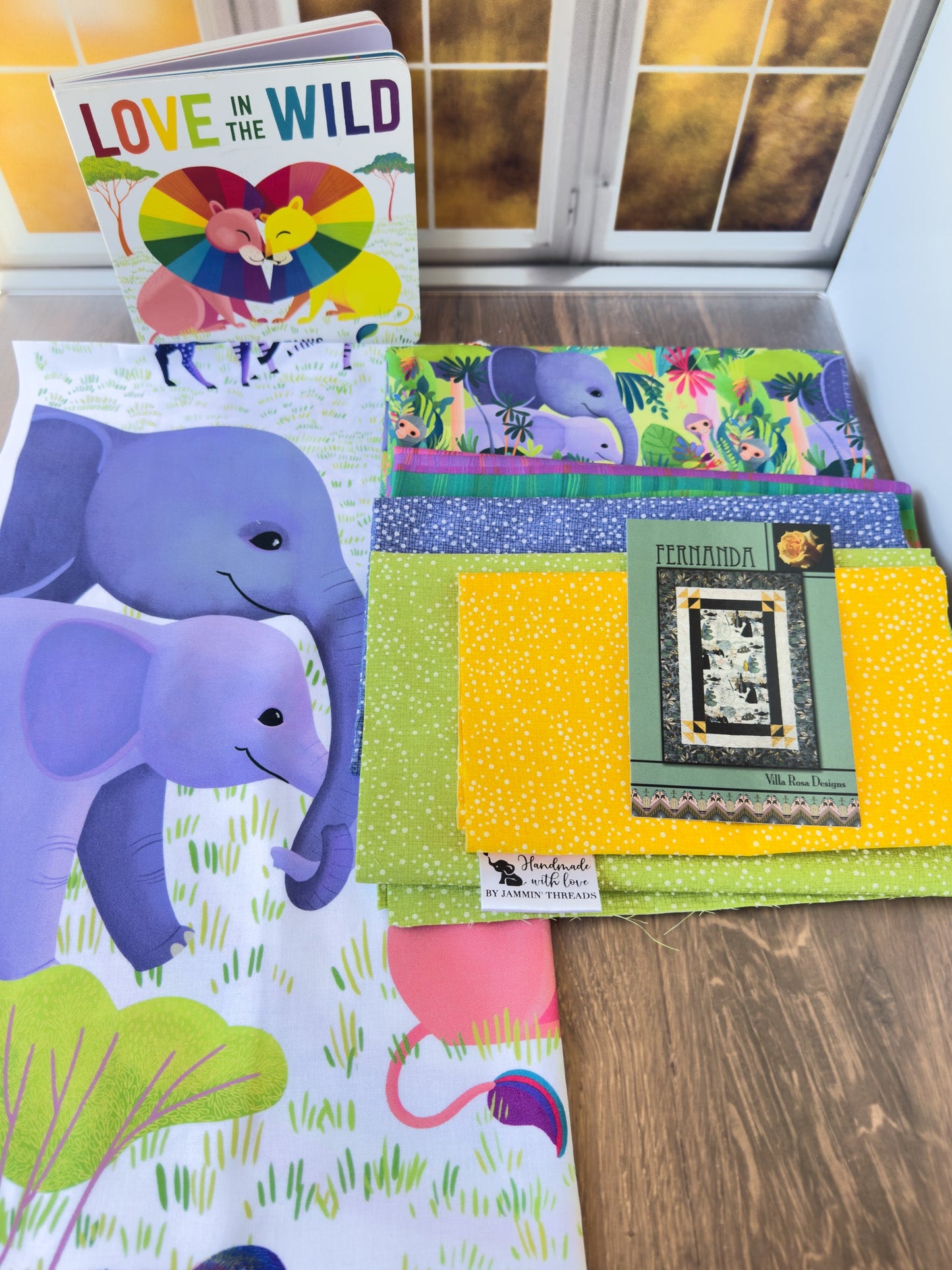 Love in the Wild Quilt Kit – Easy Quilt Kit for Babies and Kids - Jammin Threads
