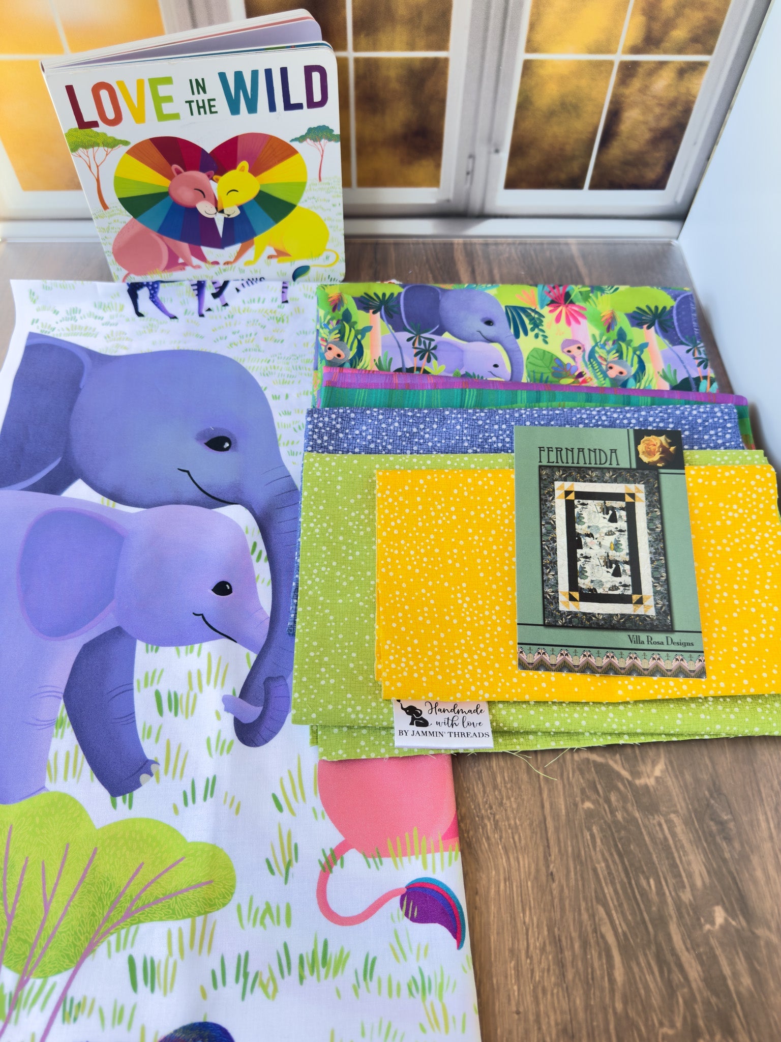 Love in the Wild Quilt Kit – Easy Quilt Kit for Babies and Kids - Jammin Threads