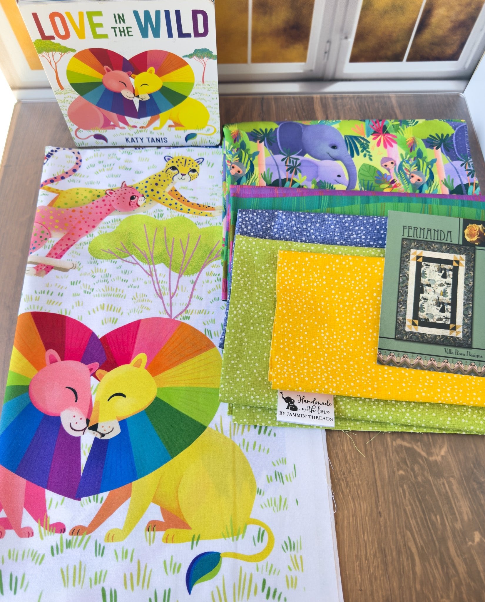 Love in the Wild Quilt Kit – Easy Quilt Kit for Babies and Kids - Jammin Threads