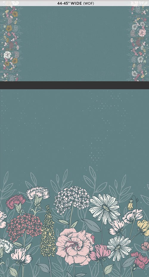 Love Letters Quilt Fabric Growing Love Panel by Becca Plymale for Art Gallery - Jammin Threads
