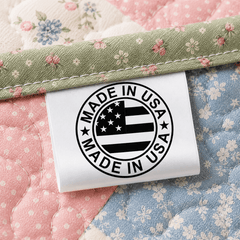 Made in the USA Satin Quilt Tag - Jammin Threads