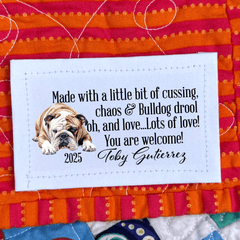 Made with A Little Cussing, Chaos and Bulldog Drool - Jammin Threads