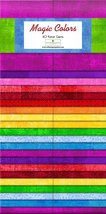 Magic Colors Halloween Quilt Fabric 40 Karat Krystals by Wilmington Prints 842 14 842 - Jammin Threads