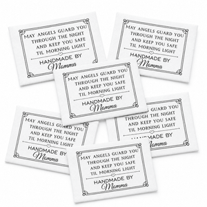 May Angels Guard You Through the Night - Personalized Quilt Labels - Jammin Threads