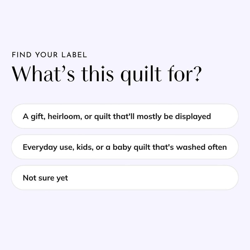 Find Your Label Quiz