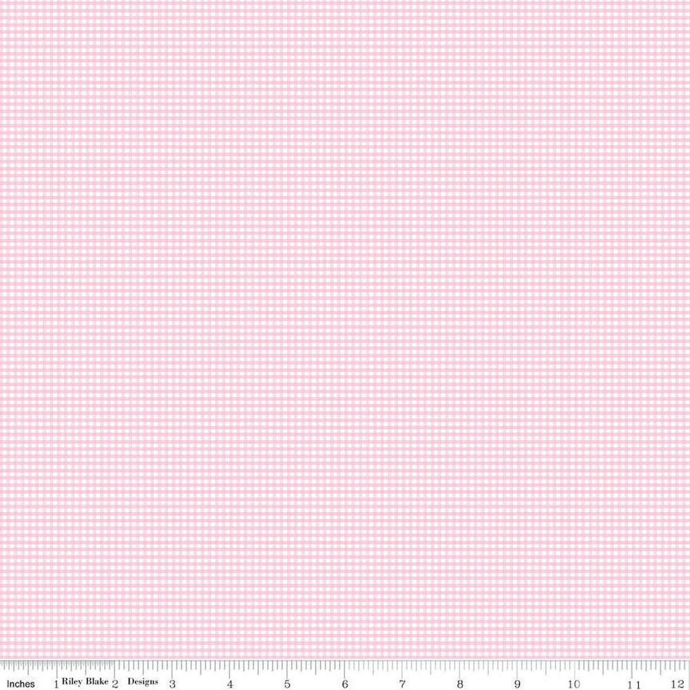 Micro Gingham Peony by Riley Blake Designs C455 - PEONY - Jammin Threads