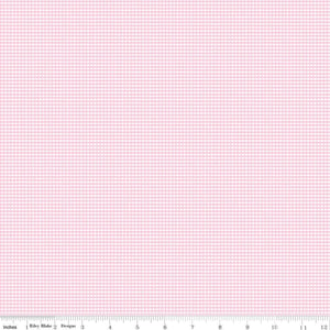Micro Gingham Peony by Riley Blake Designs C455 - PEONY - Jammin Threads