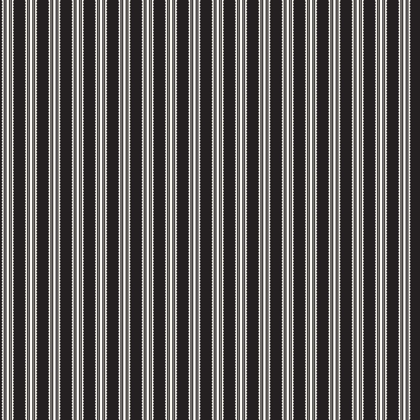 Midnight Meadow Stripes Black Quilt Fabric by My Mind's Eye C15323 - BLACK - Jammin Threads