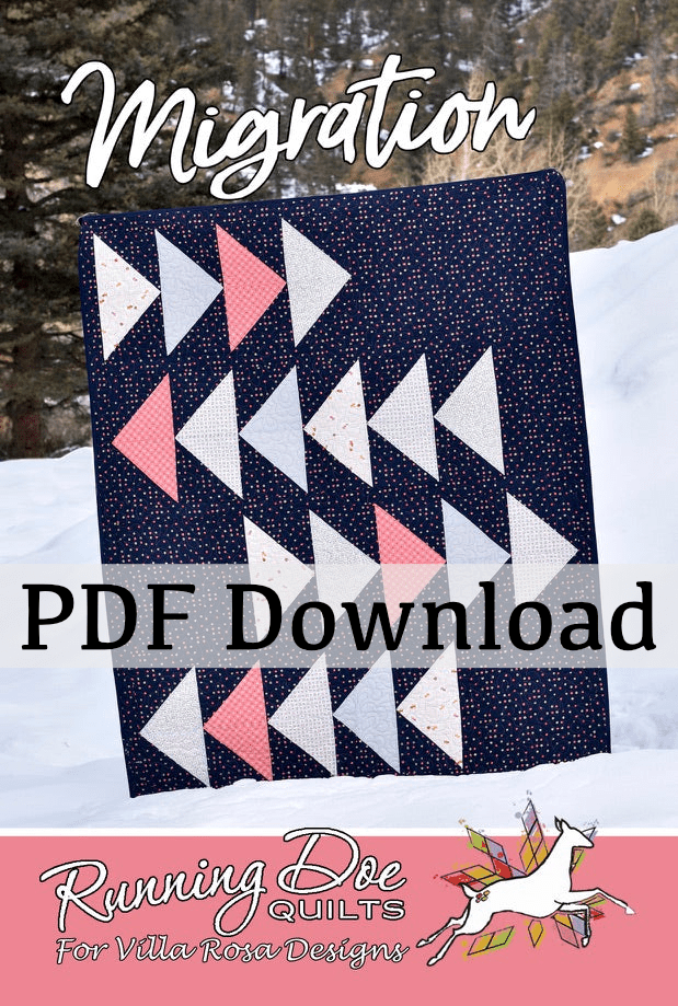 Migration Quilt Pattern by Running Doe Quilts (PDF Download) - Jammin Threads