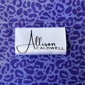 Monogram Logo Satin Quilt Labels and Tags - Jammin Threads