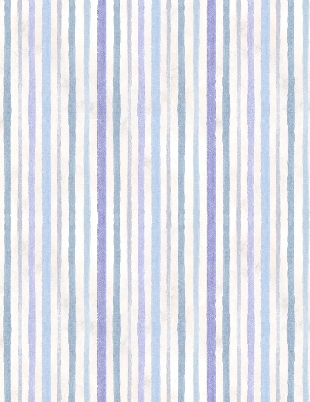 Morning Blooms Stripes Cream Quilt Fabric by 1077 89278 146 - Jammin Threads