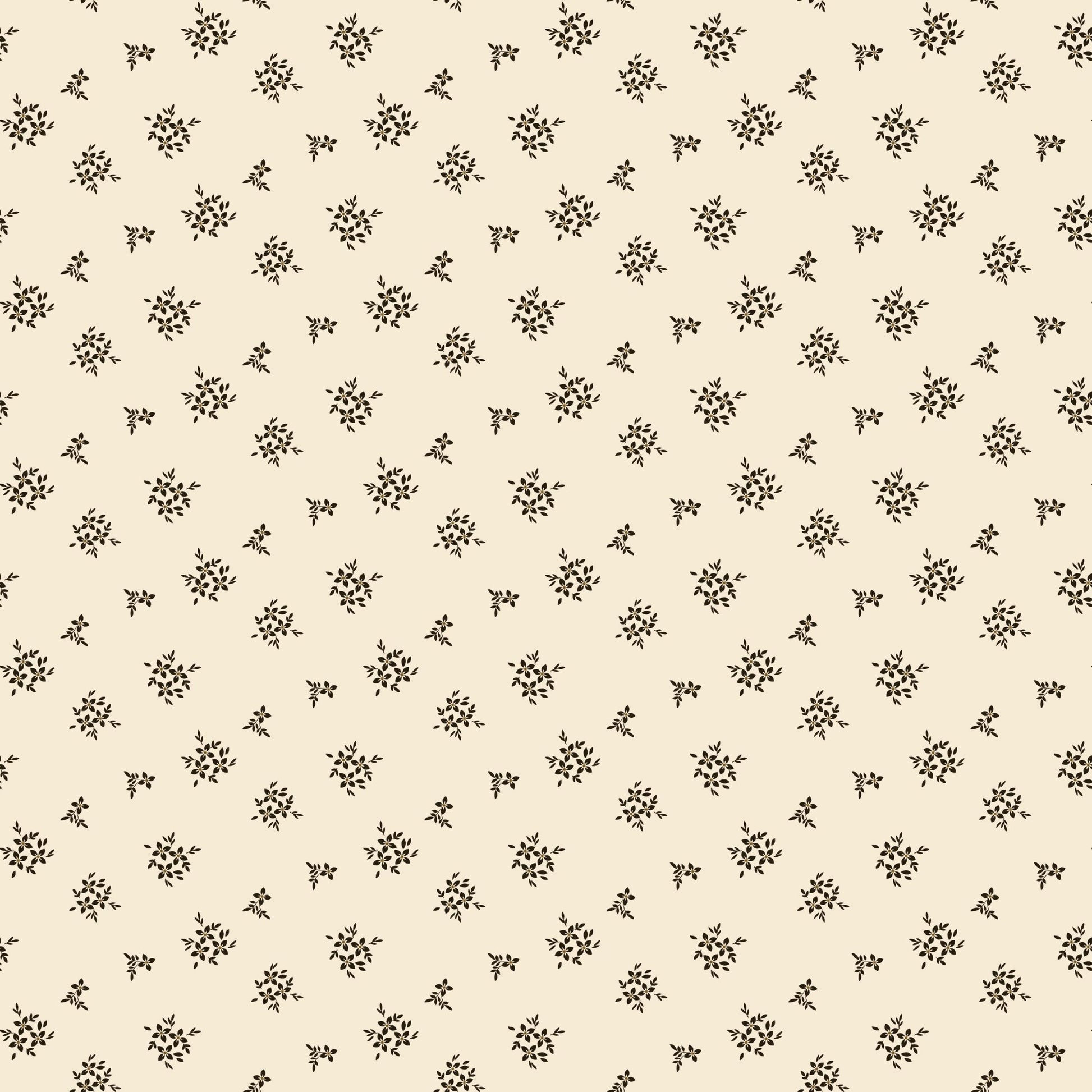 Morning Latte Quilt Fabric by Sandy Gervais Ditsy Latte C16926 - LATTE - Jammin Threads
