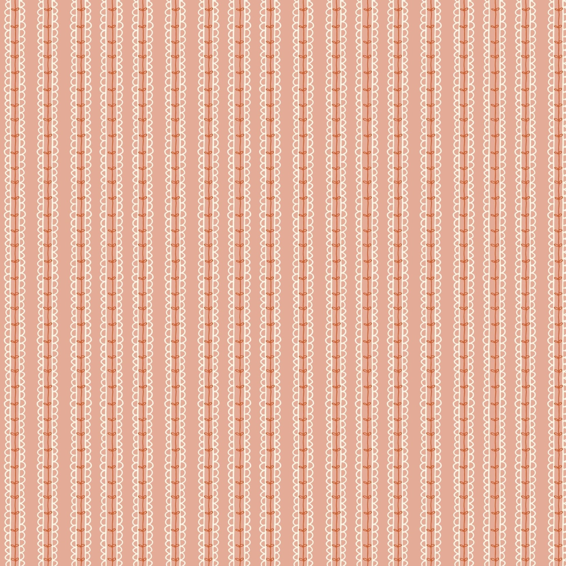 Morning Latte Quilt Fabric by Sandy Gervais Stripes Pink C16927 - PINK - Jammin Threads