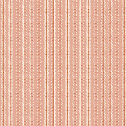 Morning Latte Quilt Fabric by Sandy Gervais Stripes Pink C16927 - PINK - Jammin Threads