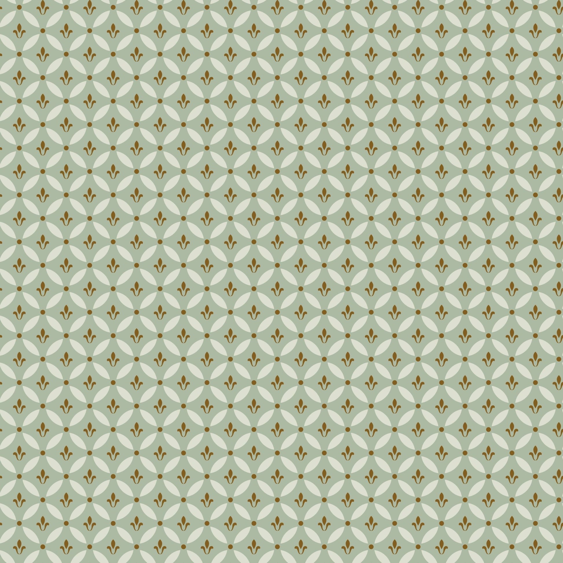 Morning Latte Quilt Fabric by Sandy Gervais Tile Aloe C16922 - ALOE - Jammin Threads