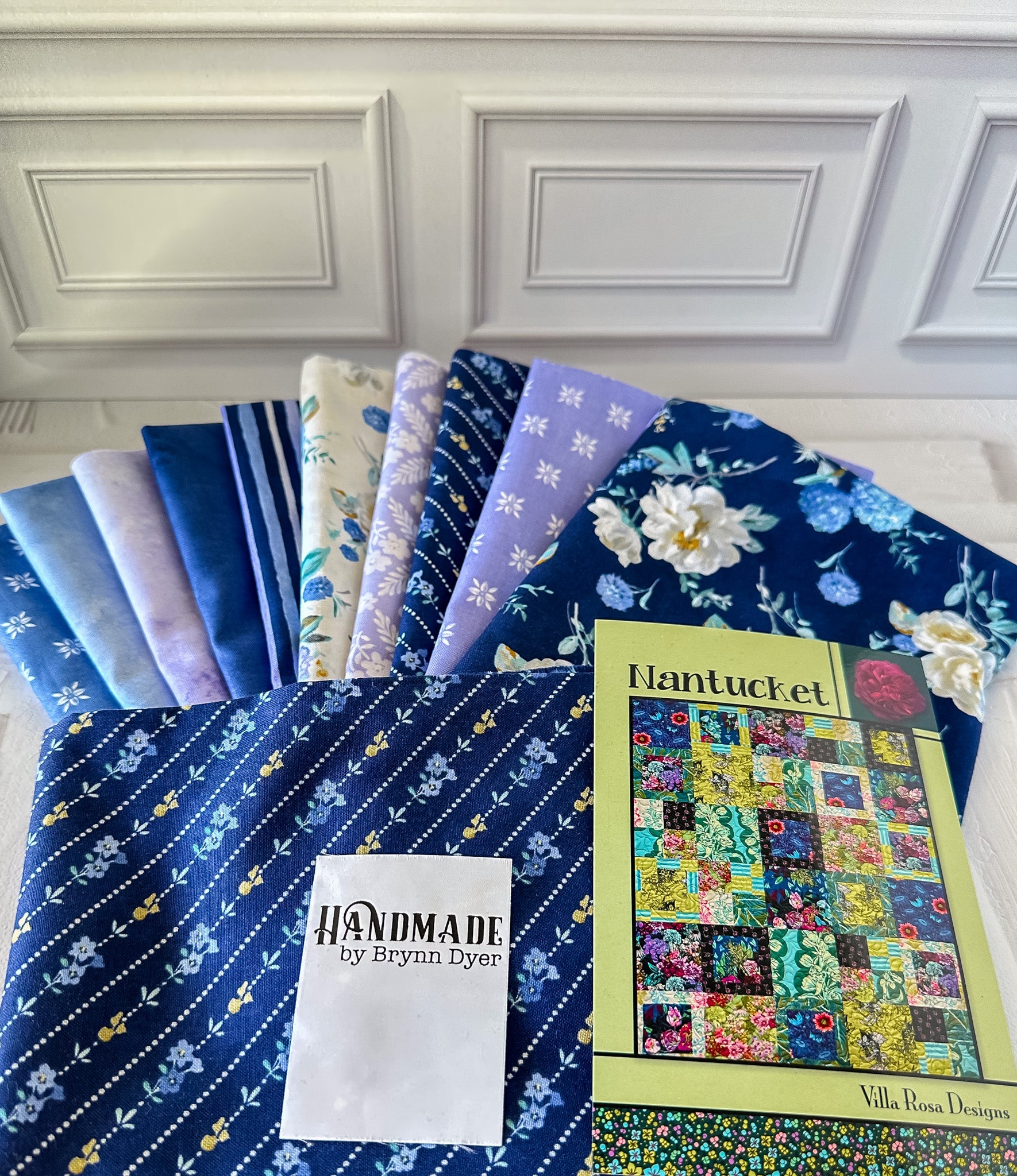 Nantucket Quilt Kit featuring Morning Blooms fabric by Wilmington Prints - Jammin Threads