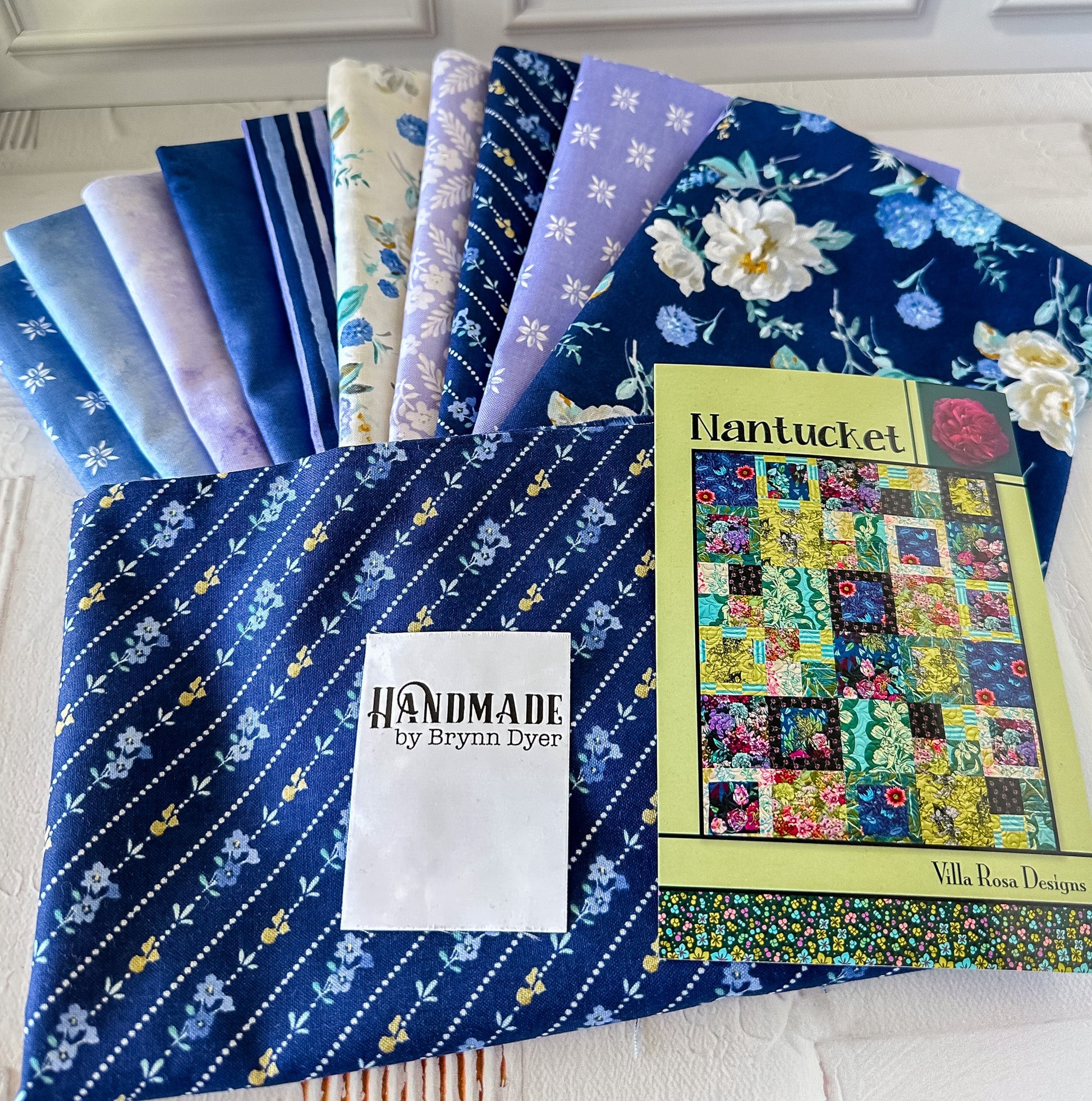 Nantucket Quilt Kit featuring Morning Blooms fabric by Wilmington Prints - Jammin Threads