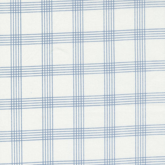 Nantucket Summer Quilt Fabric Cream Blue 55262 24 by Camille Roskelley for Moda Fabrics - Jammin Threads