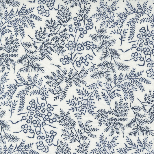 Nantucket Summer Quilt Fabric Cream Navy 55261 21 by Camille Roskelley for Moda Fabrics - Jammin Threads