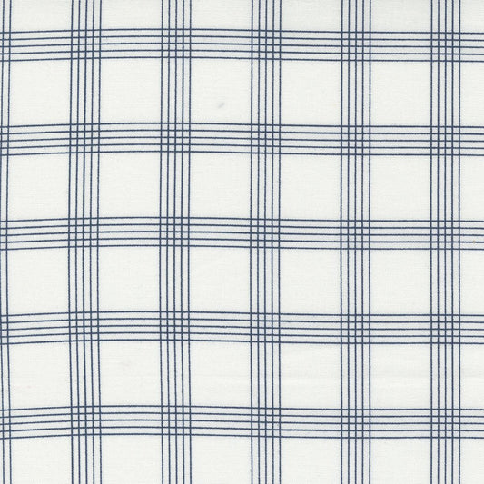 Nantucket Summer Quilt Fabric Cream Navy 55262 11 by Camille Roskelley for Moda Fabrics - Jammin Threads