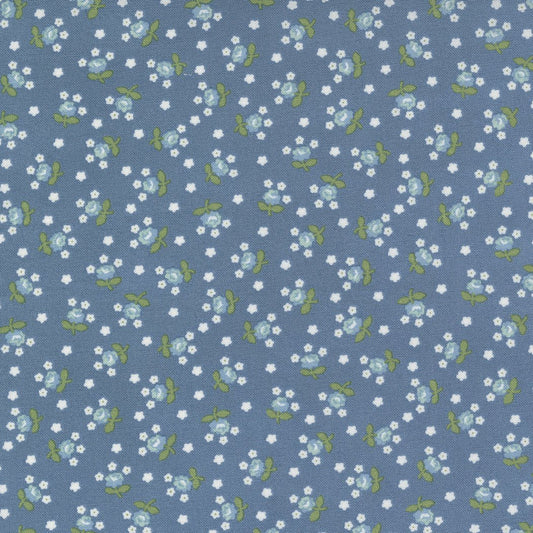 Nantucket Summer Quilt Fabric Lake 55266 15 by Camille Roskelley for Moda Fabrics - Jammin Threads