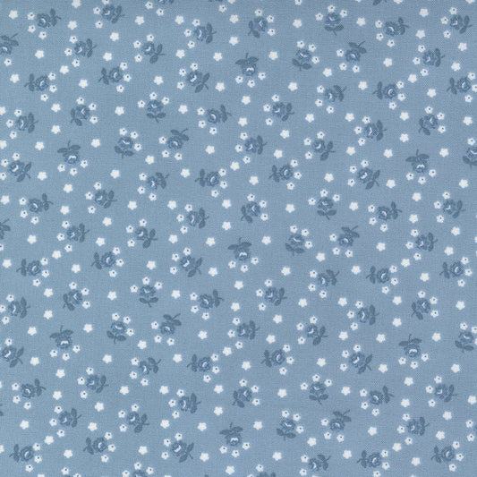 Nantucket Summer Quilt Fabric Light Blue 55266 24 by Camille Roskelley for Moda Fabrics - Jammin Threads