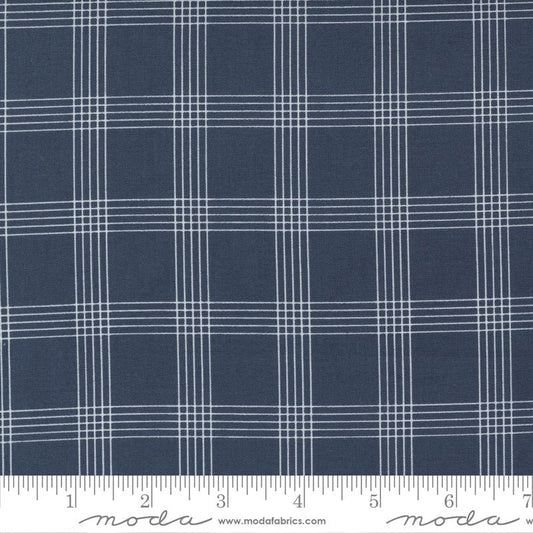 Nantucket Summer Quilt Fabric Navy 55262 13 by Camille Roskelley for Moda Fabrics - Jammin Threads