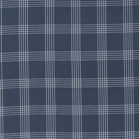 Nantucket Summer Quilt Fabric Navy 55262 13 by Camille Roskelley for Moda Fabrics - Jammin Threads