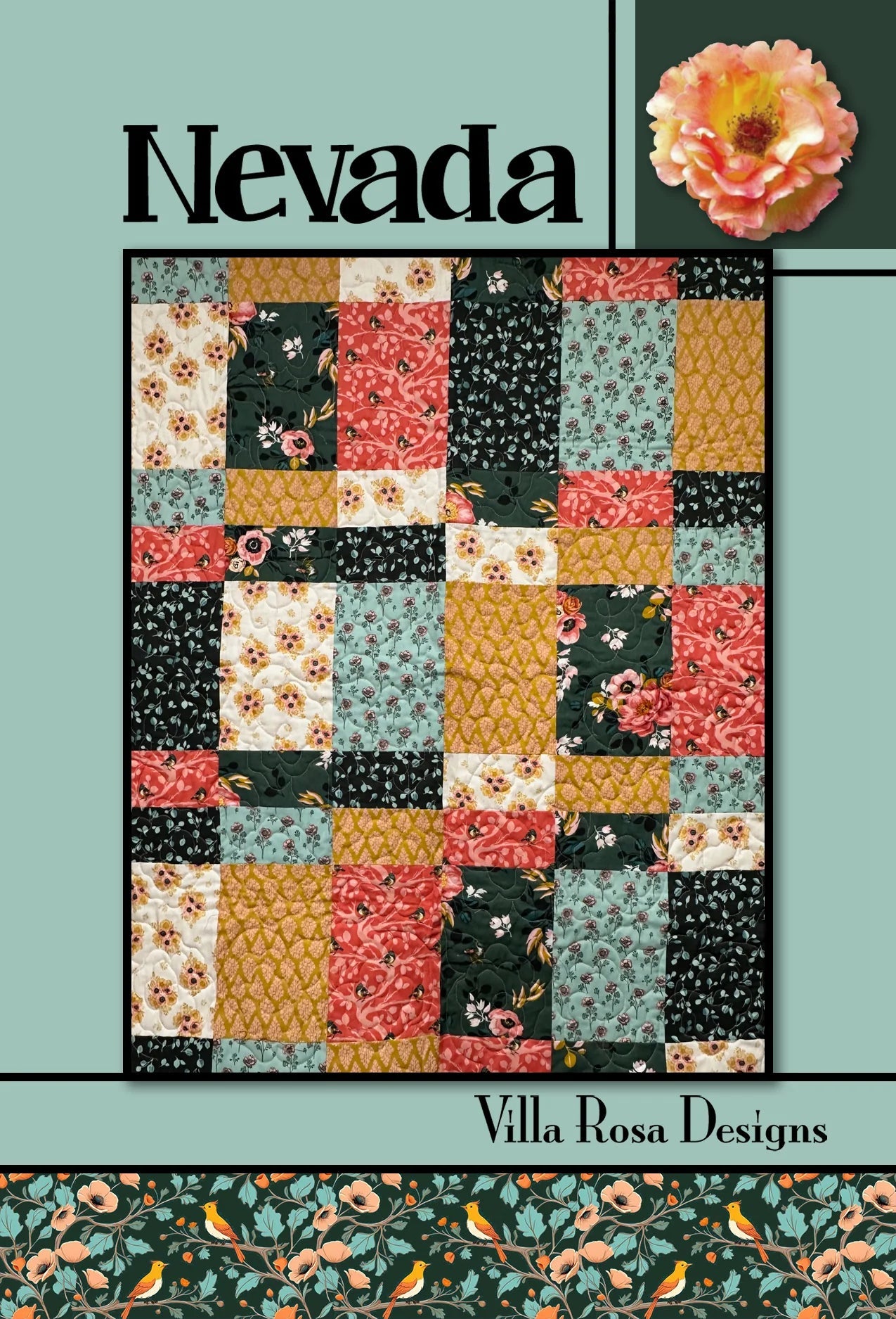 Nevada Quilt Pattern by Villa Rosa Designs (PDF Version) - Jammin Threads