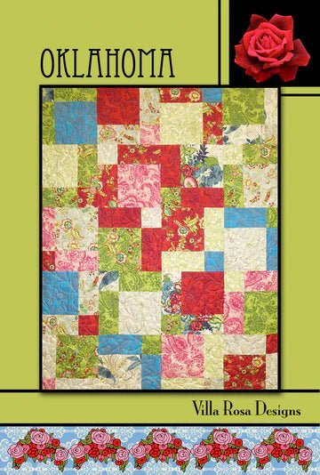 Oklahoma Quilt Pattern by Villa Rosa Designs. (PDF Download Version) - Jammin Threads