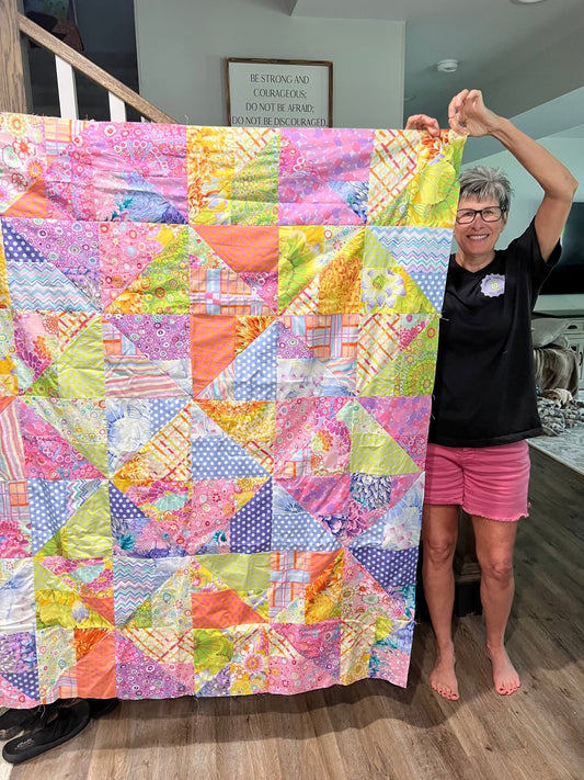 Panache Quilt Kit featuring Sorbet by Kaffe Fassett - Jammin Threads