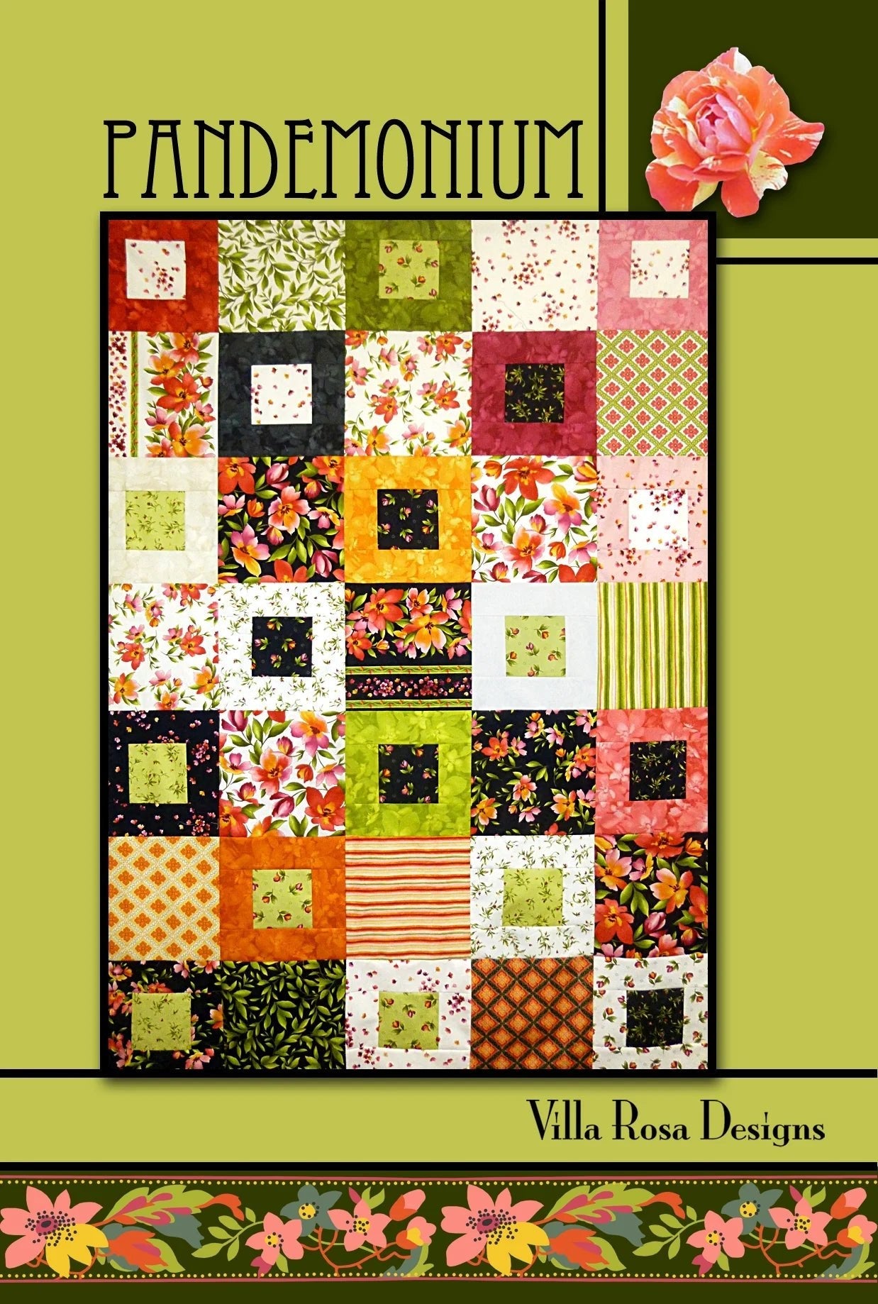 Pandemonium Quilt Pattern by Villa Rosa Designs (PDF Download) - Jammin Threads