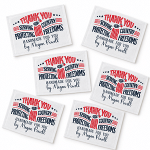 Patriotic Quilt Labels – Thank You for Your Service - Jammin Threads