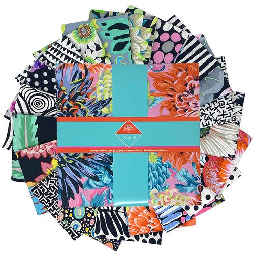 Peanut Butter Pinwheels Quilt Kit featuring Polaris by Kaffe Fassett - Jammin Threads