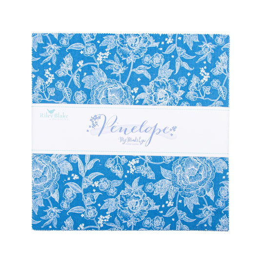 Penelope 10" Stacker Quilt Fabric 10 - 16640 - 42 by My Mind's Eye for Riley Blake Designs - Jammin Threads