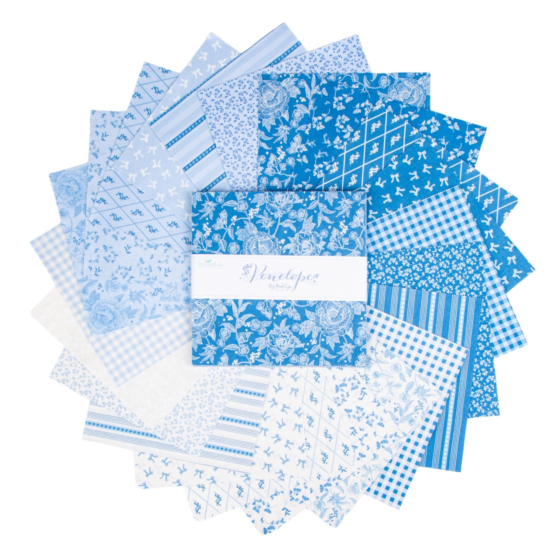 Penelope 10" Stacker Quilt Fabric 10 - 16640 - 42 by My Mind's Eye for Riley Blake Designs - Jammin Threads