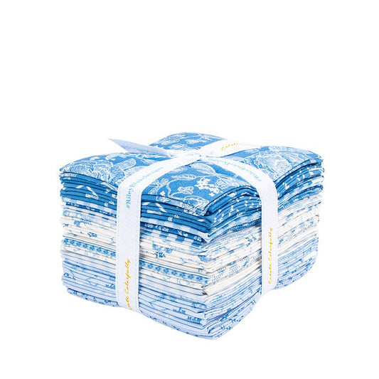 Penelope Fat Quarter Bundle Quilt Fabric FQ - 16640 - 22 by My Mind's Eye for Riley Blake Designs - Jammin Threads