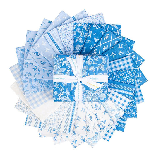 Penelope Fat Quarter Bundle Quilt Fabric FQ - 16640 - 22 by My Mind's Eye for Riley Blake Designs - Jammin Threads