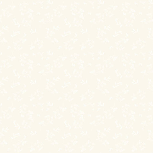 Penelope Quilt Fabric Stems on Cream C16641 - WHITE by My Mind's Eye for Riley Blake Designs - Jammin Threads