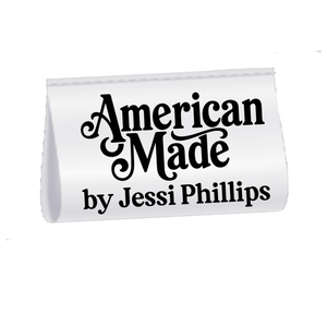 Personalized “American Made” Satin Quilt Tags - Jammin Threads