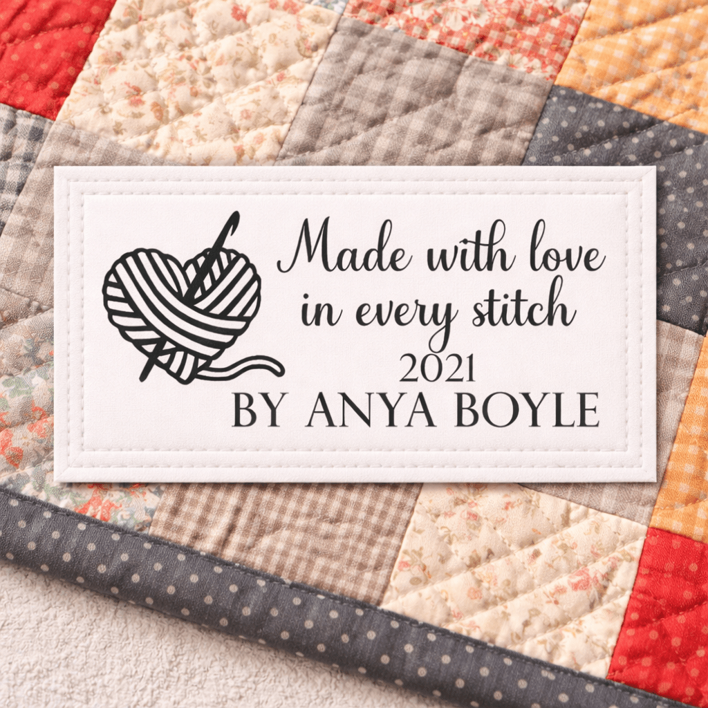 Personalized Crochet & Knit Labels – Made with Love in Every