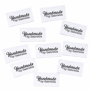 Personalized Handmade Quilt Label – Minimalist Maker Name Label - Jammin Threads