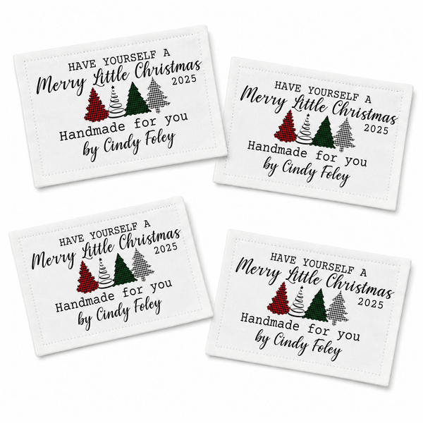 Personalized “Have Yourself a Merry Little Christmas” Quilt Labels - Jammin Threads